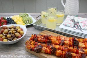SWEET BBQ KABOBS RECIPE: Easy Summer Cookout Ideas