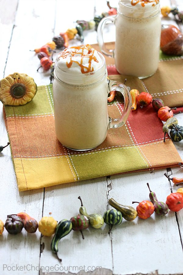 PUMPKIN PIE SPICE SMOOTHIES -- All you need are a few ingredients to make this delicious taste of Fall! 