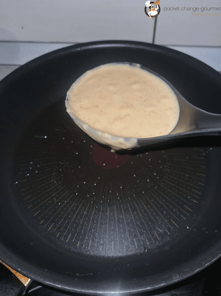 pumpkin batter in pan