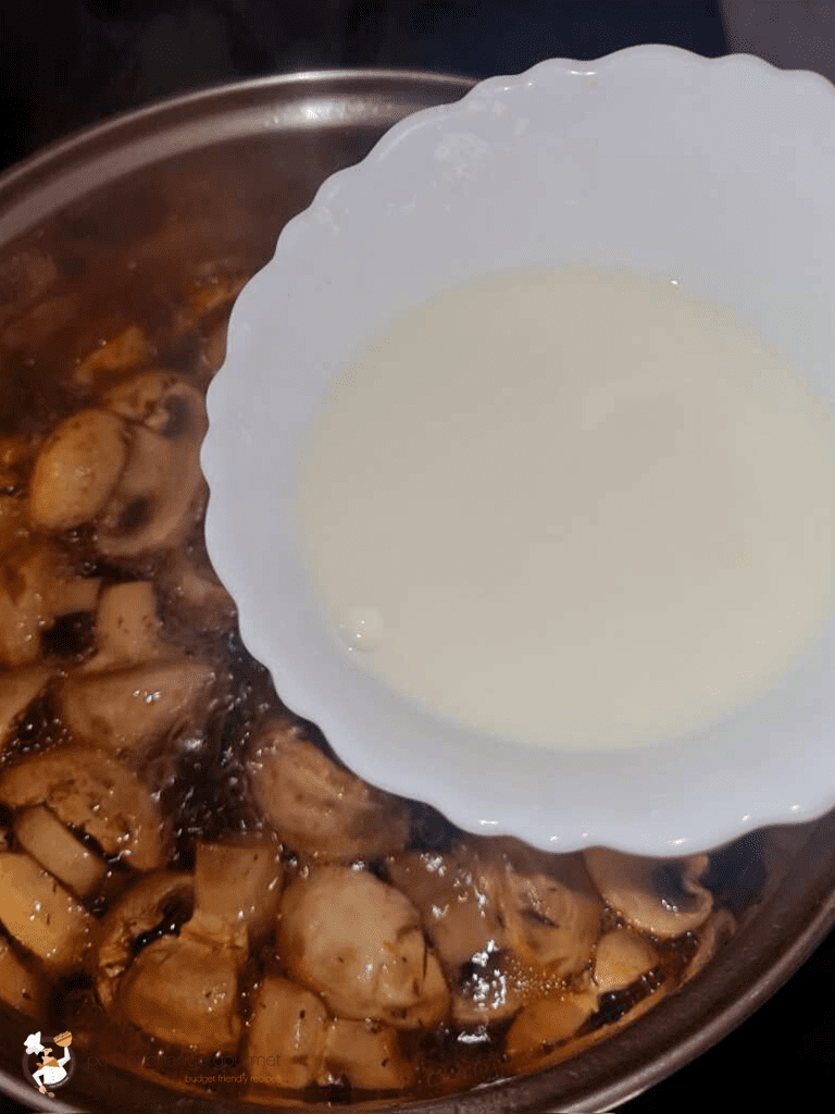 cornstach mix in soup